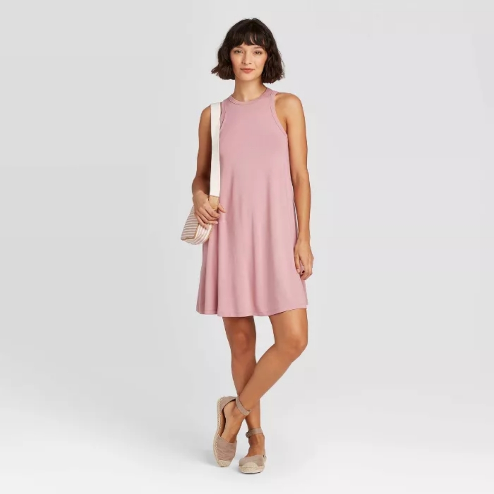A New Day Dress in Light Pink